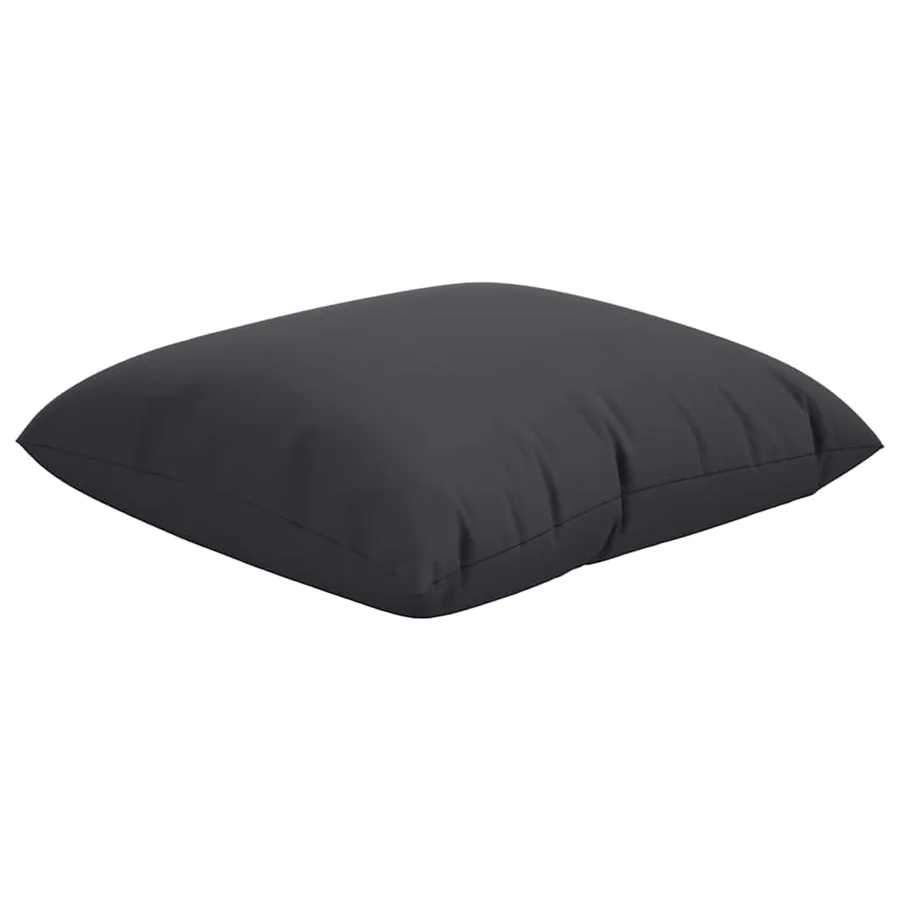 Coussins de canapé 4 pcs noir 60x60 cm tissu - 5