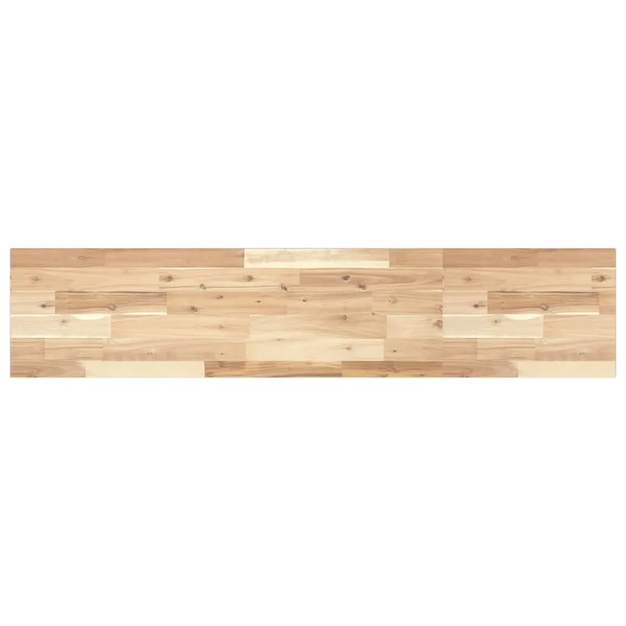 Étagère flottante 140x30x2 cm bois d'acacia massif non traité - 2