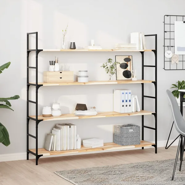 Étagères flottantes 2 pcs 160x30x2 cm acacia massif non traité
