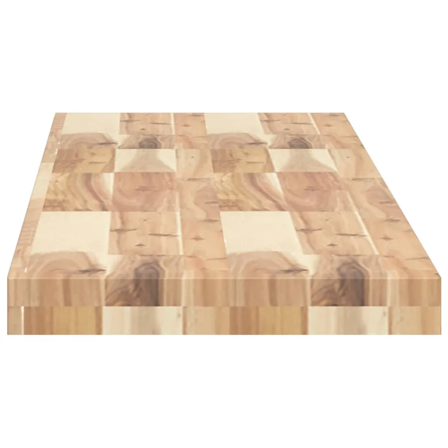 Étagères flottantes 2 pcs 140x30x4 cm acacia massif non traité - 5