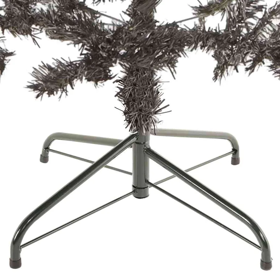 Sapin de Noël étroit Noir 180 cm - 3