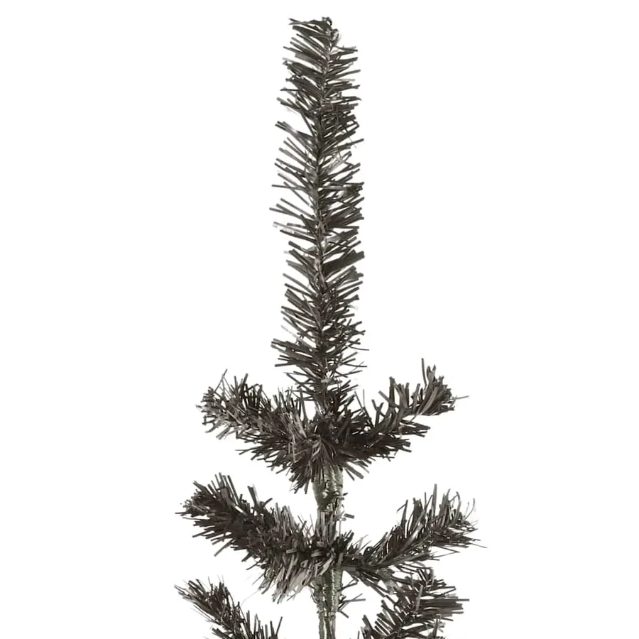 Sapin de Noël étroit Noir 180 cm - 5