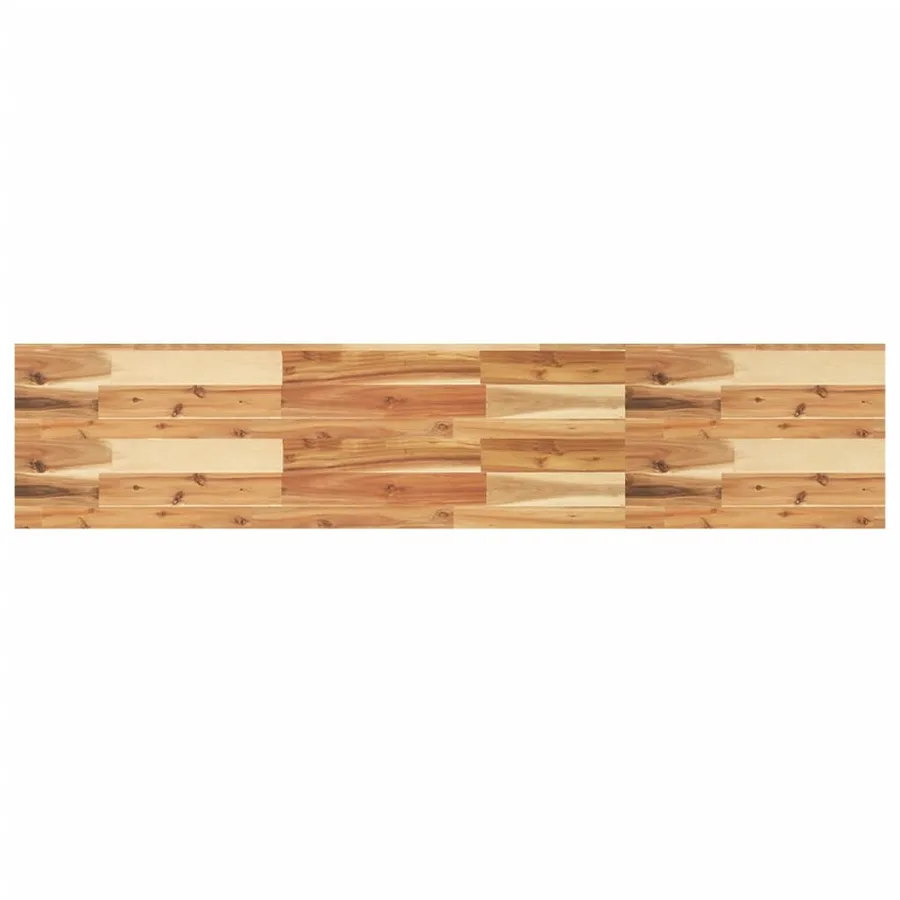 Étagère flottante 160x30x4 cm acacia massif finition à l'huile - 2
