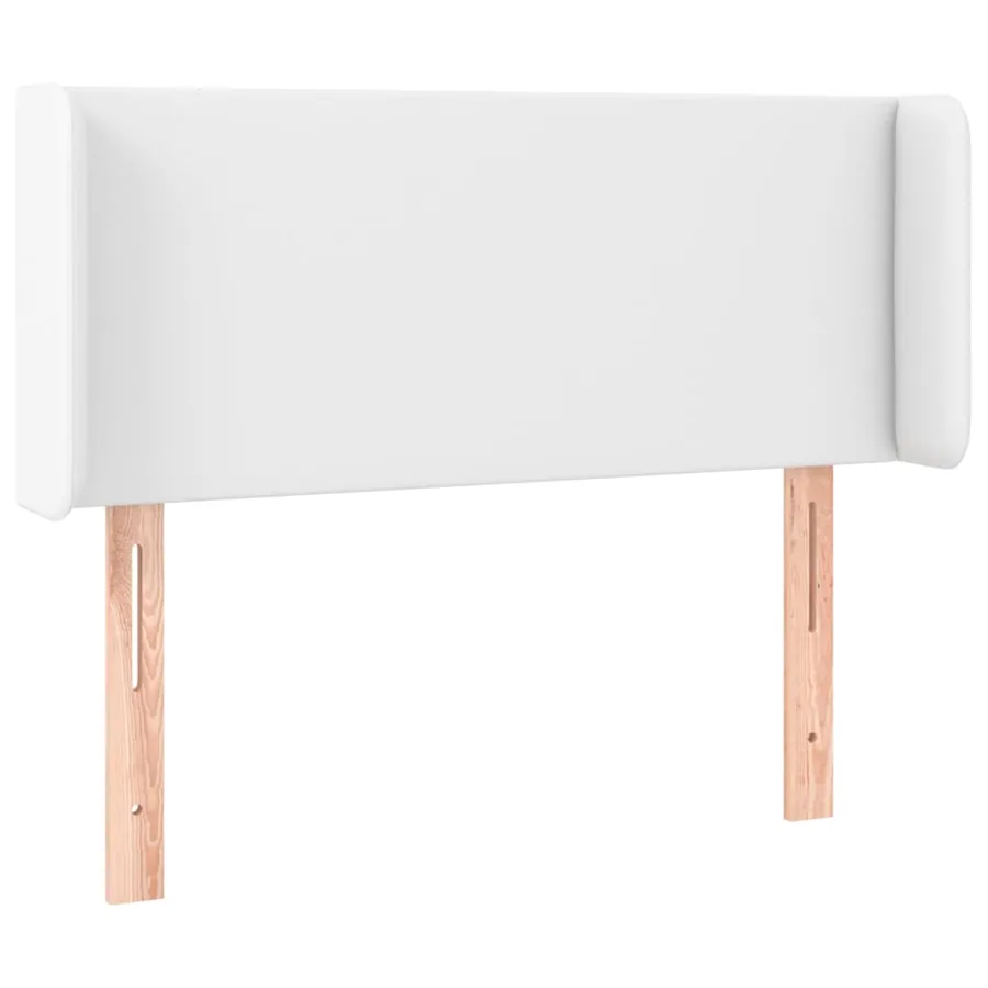 Tête de lit à LED Blanc 103x16x78/88 cm Similicuir - 3