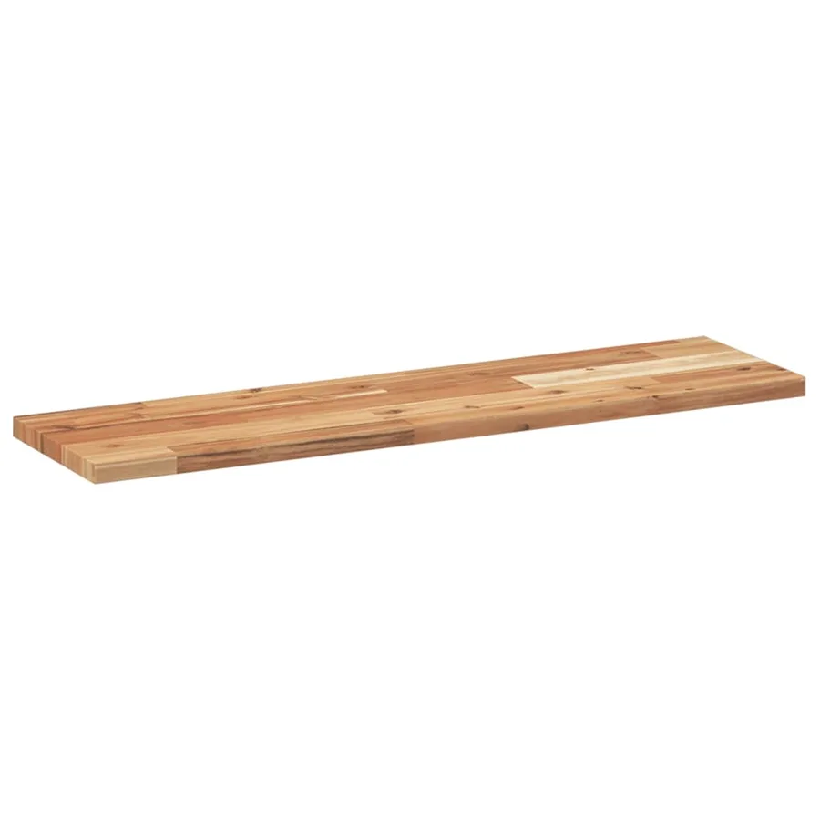 Étagères flottantes 3 pcs 100x20x2 cm acacia massif à l'huile - 3