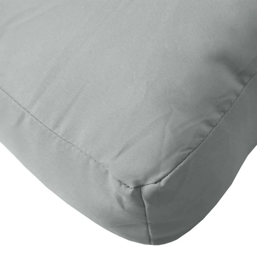 Coussins de palette lot de 3 gris clair mélangé tissu - 8