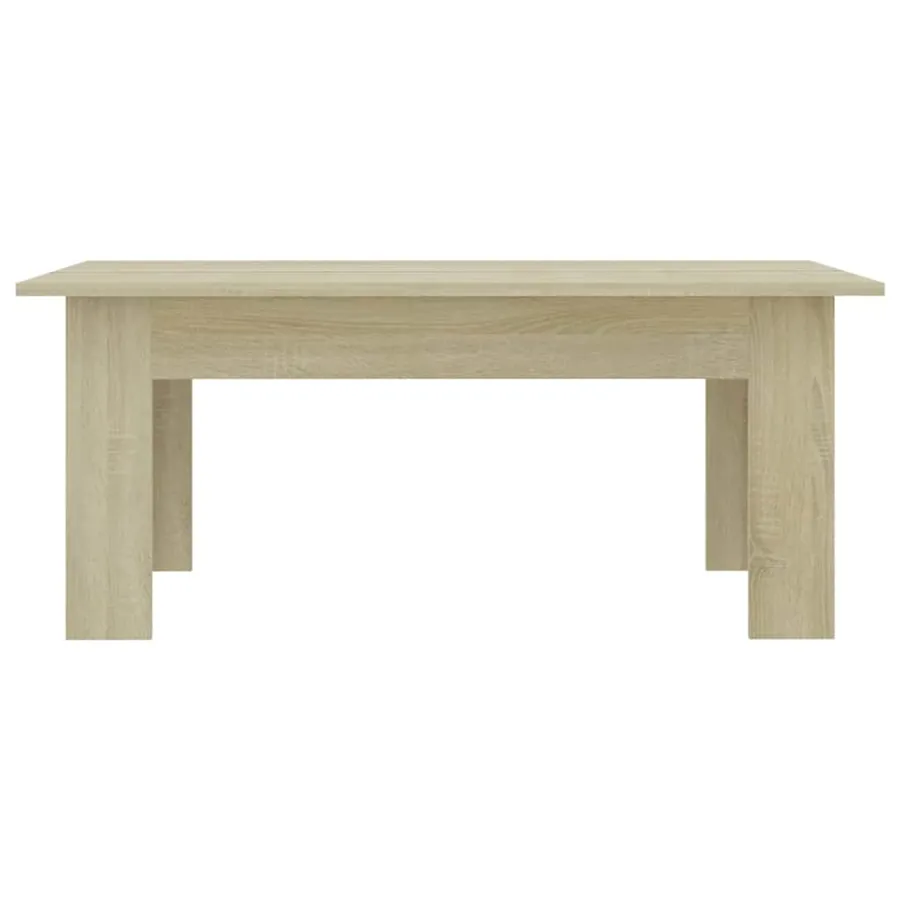 Table basse Chêne sonoma 100x60x42 cm Bois d’ingénierie - 4