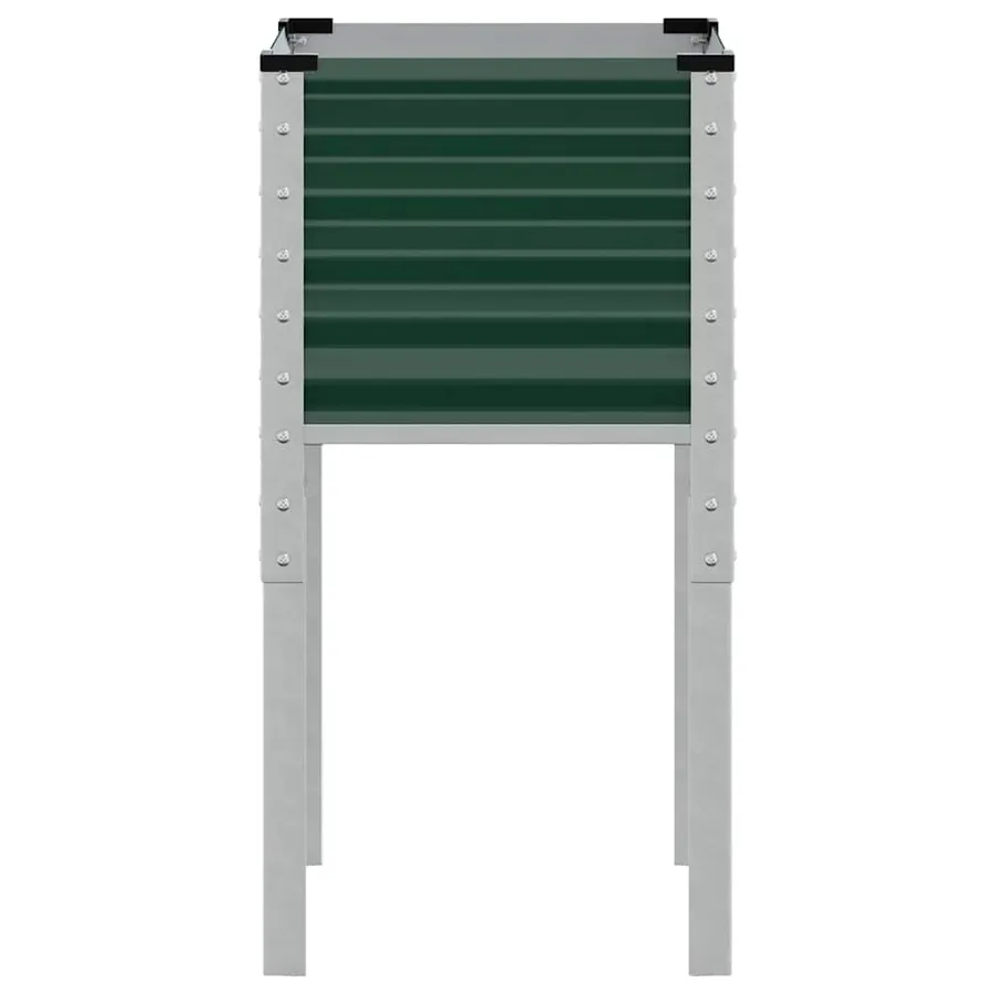 Jardinière Vert 45x45x88 cm Acier - 4