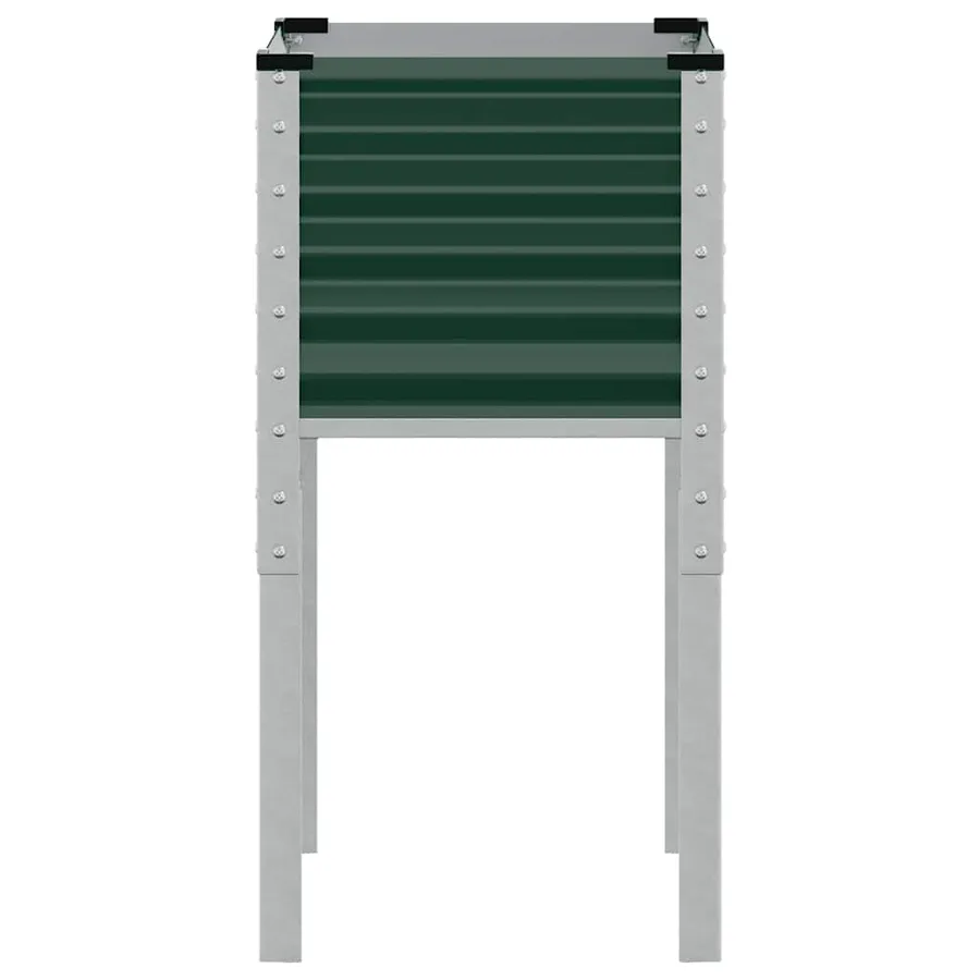 Jardinière Vert 45x45x88 cm Acier - 5