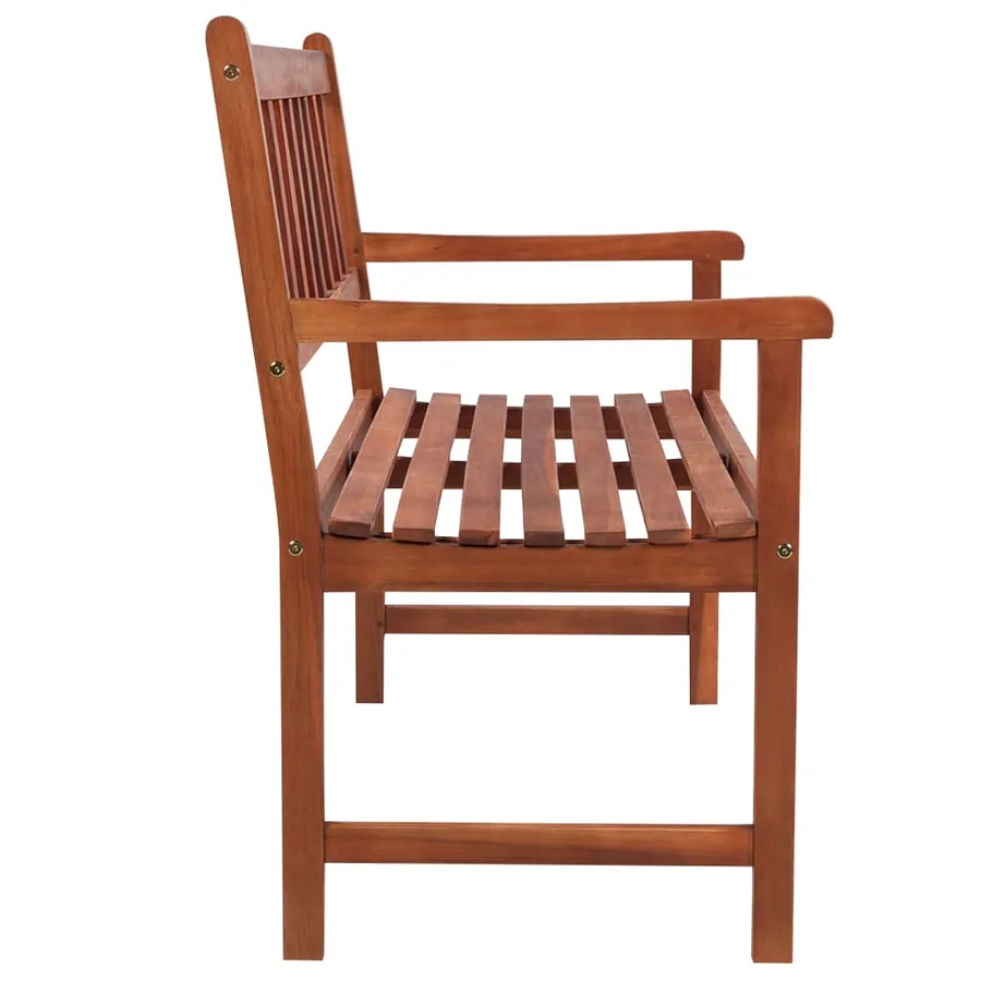 Banc de jardin avec coussin 120 cm Bois d'acacia massif - 3