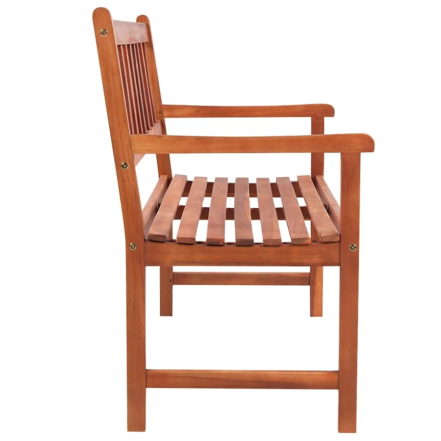 Banc de jardin avec coussin 120 cm Bois d'acacia massif - 4