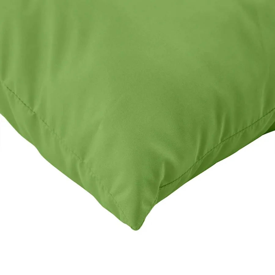 Coussins de palette lot de 2 vert mélangé tissu - 7