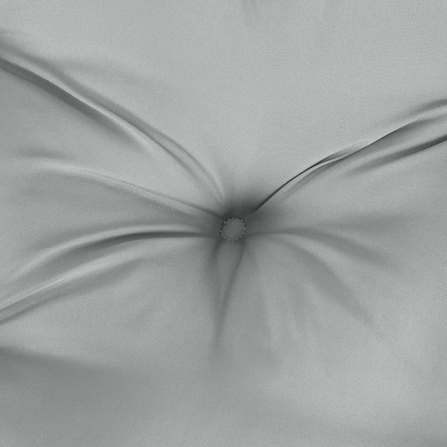 Coussin de banc de jardin gris clair mélangé 120x50x7 cm tissu - 6