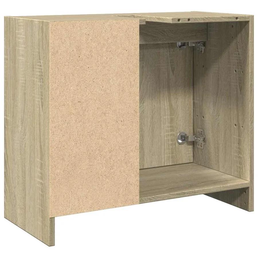 Armoire d'évier chêne sonoma 63x29x55 cm bois d'ingénierie - 7