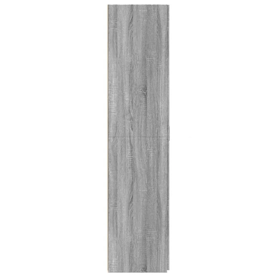 Buffet haut sonoma gris 70x42,5x185 cm bois d'ingénierie - 5
