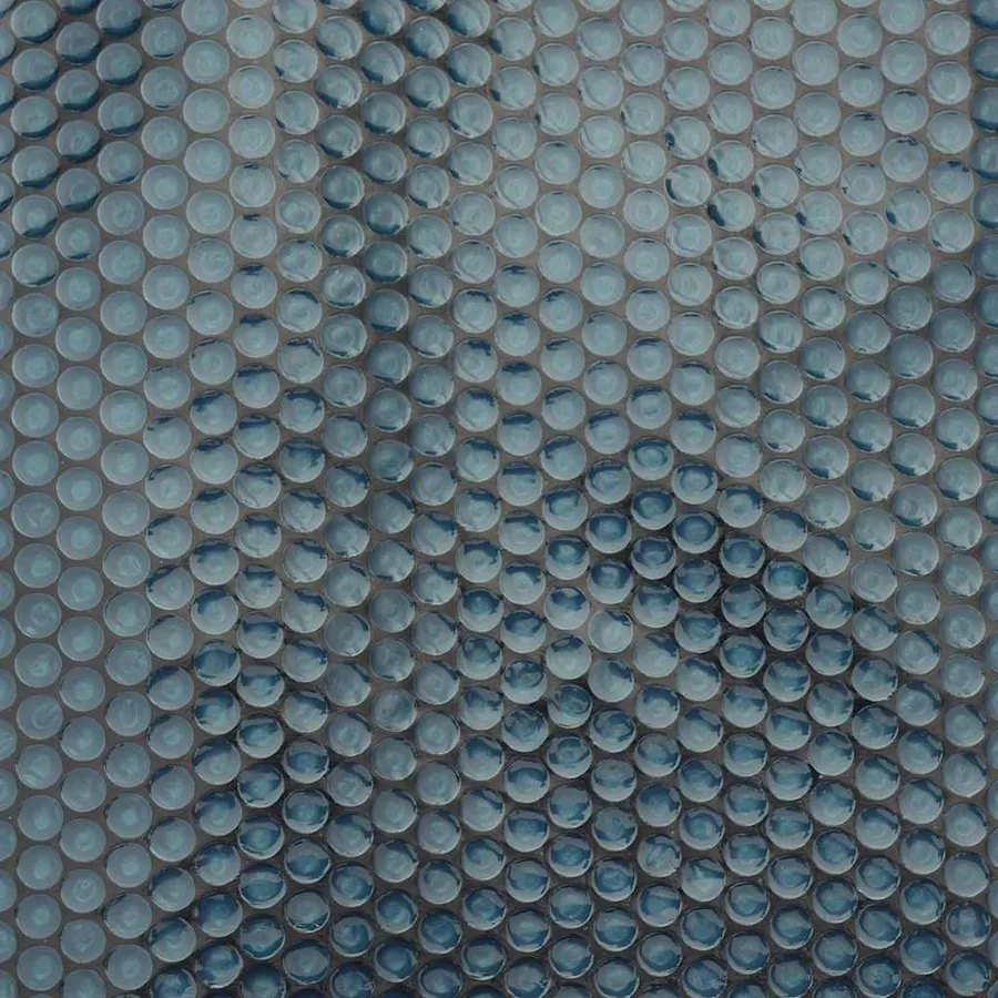 Film solaire de piscine flottant PE 300 cm Noir et bleu - 6