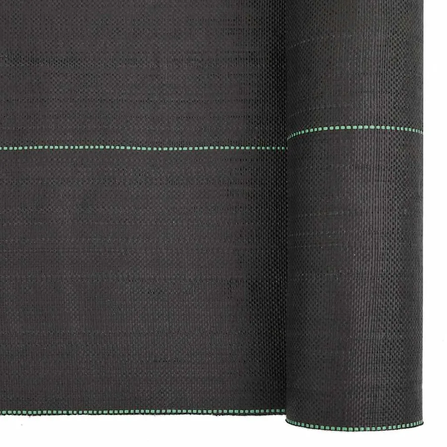Membrane anti-mauvaises herbes noir 1,5x50 m PP - 6