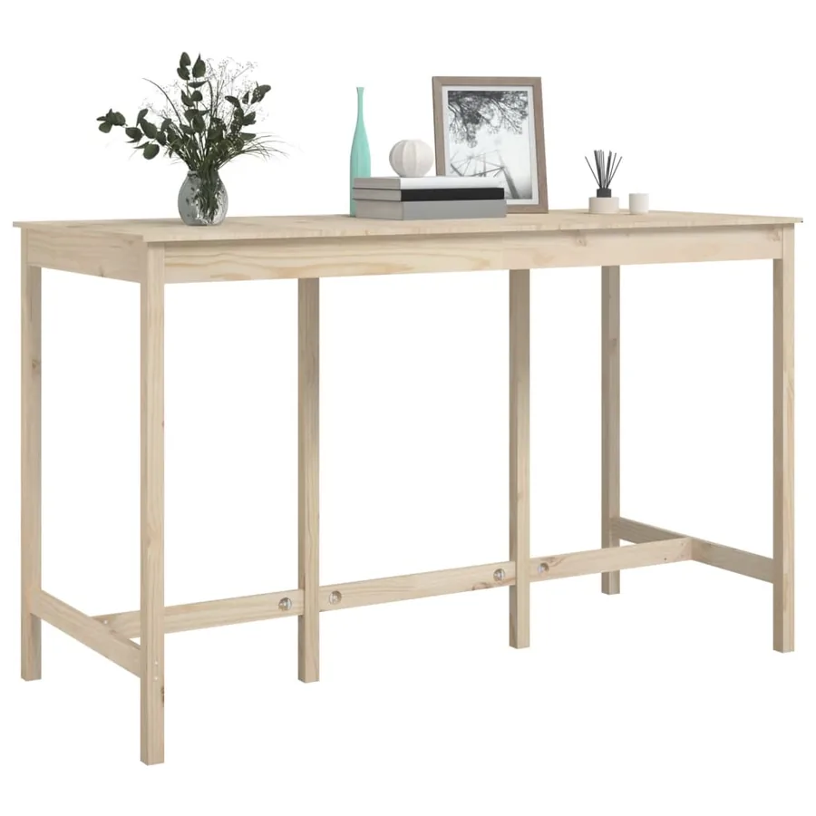 Table de bar 180x80x110 cm Bois massif de pin - 7