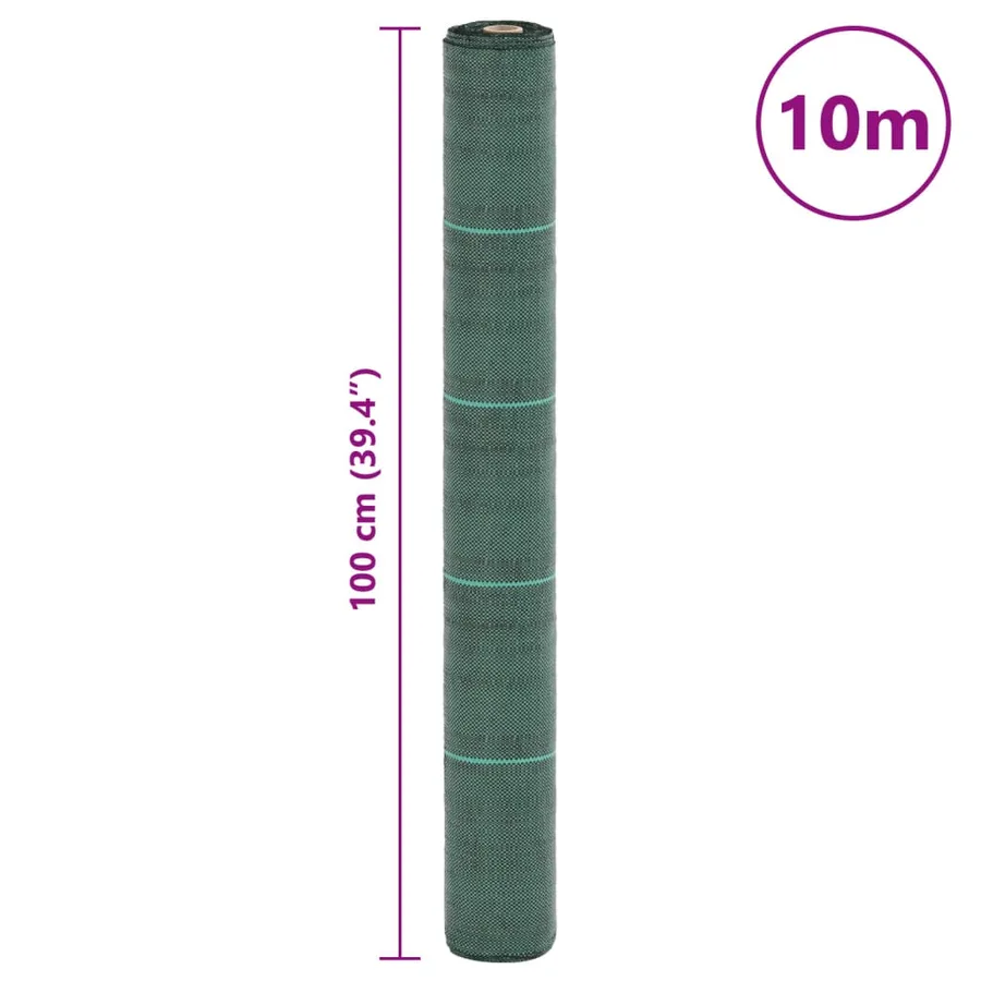 Membrane anti-mauvaises herbes vert 1x10 m PP - 8