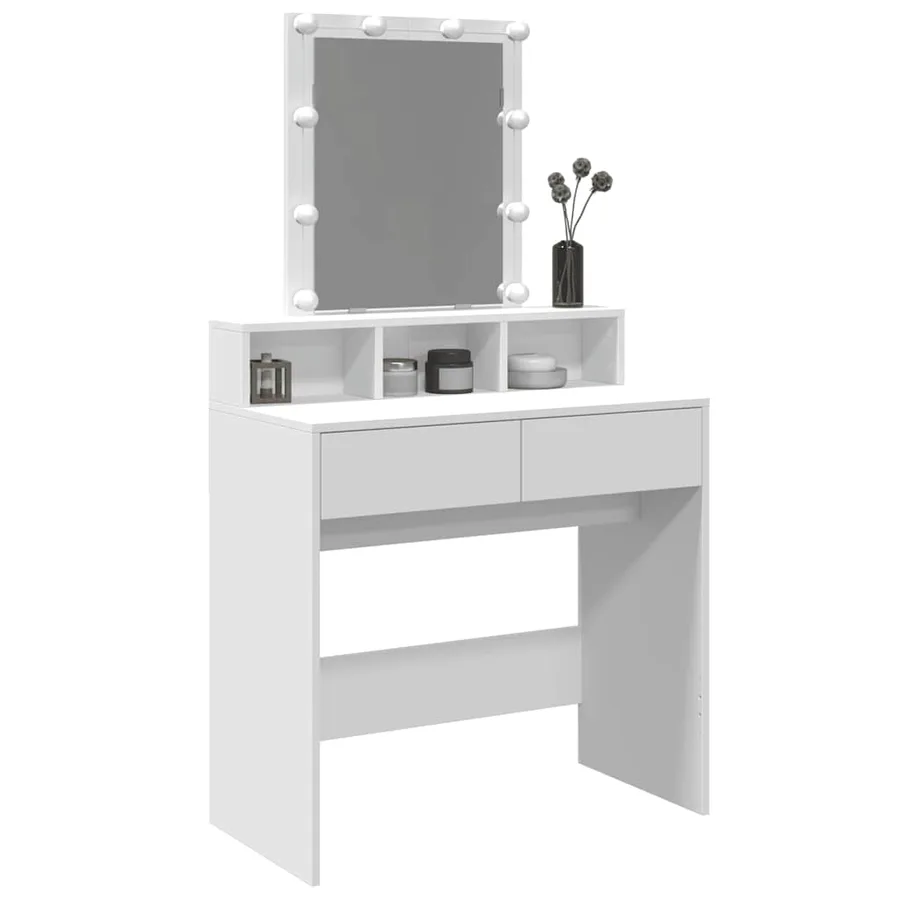 Coiffeuse avec LED blanc 80x41x144,5 cm - 4