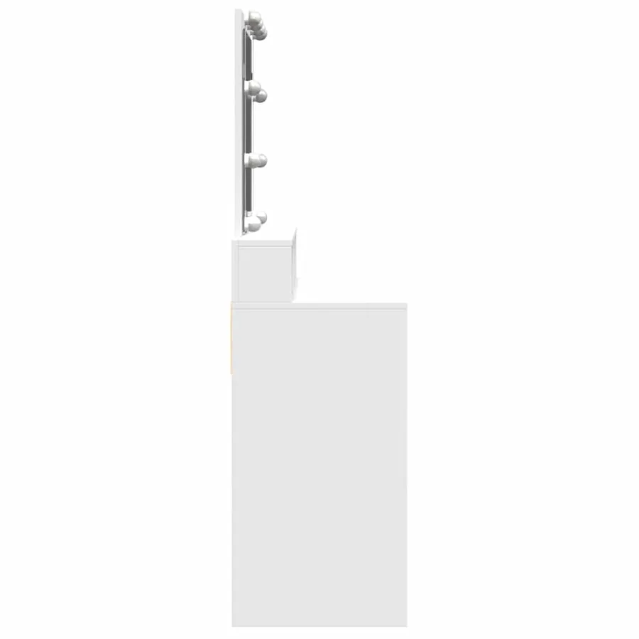 Coiffeuse avec LED blanc 80x41x144,5 cm - 6