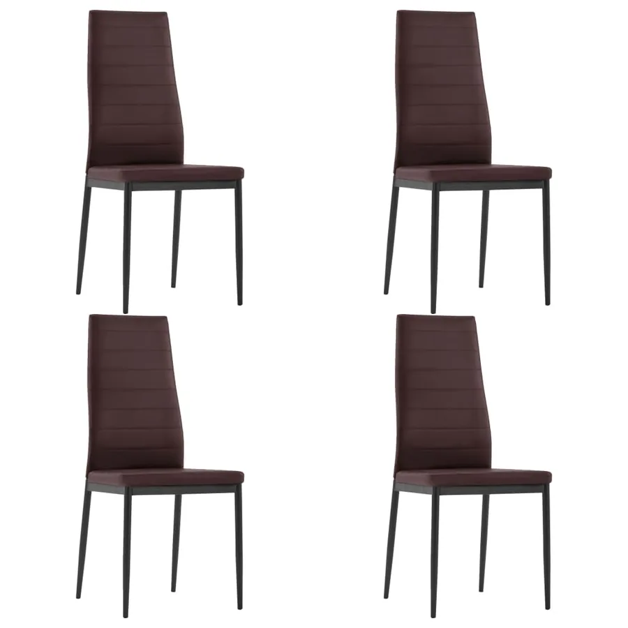 Ensemble de salle à manger 5 pcs Marron - 5