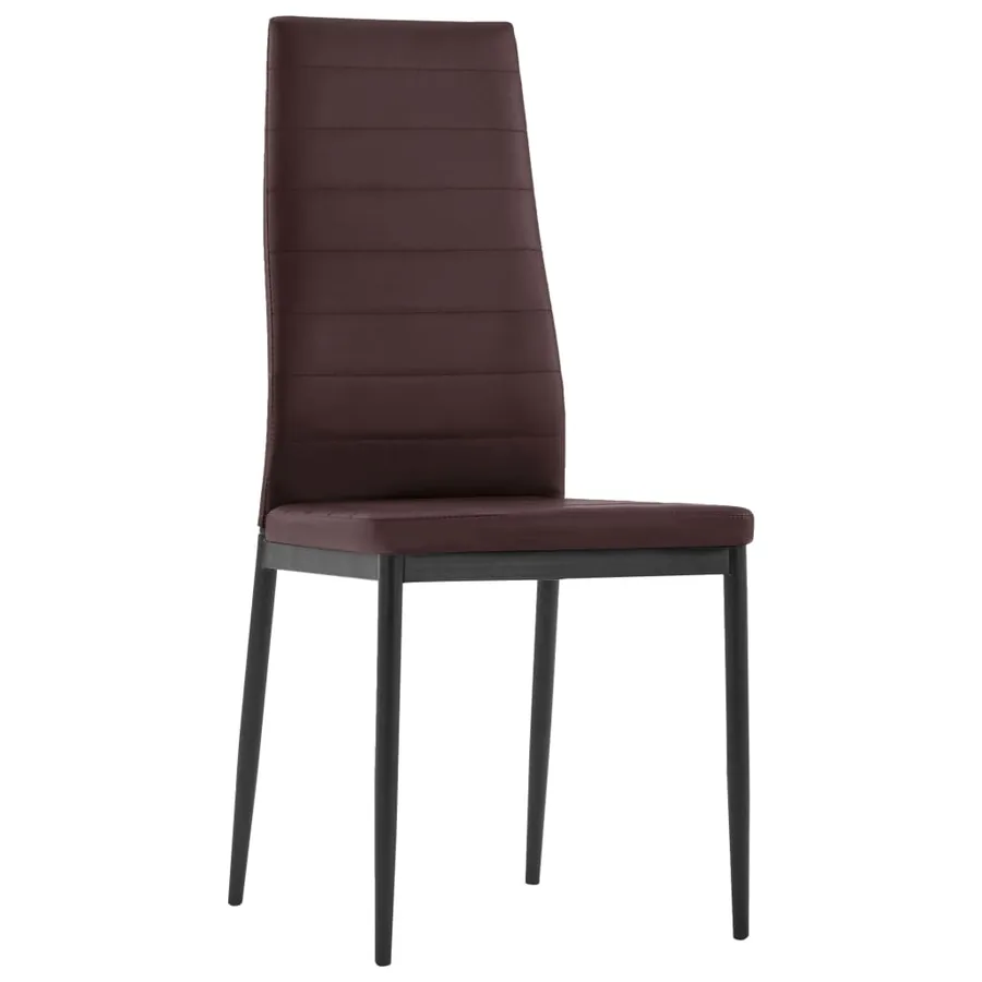 Ensemble de salle à manger 5 pcs Marron - 6