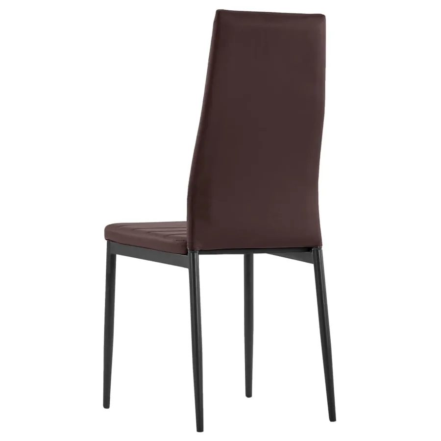 Ensemble de salle à manger 5 pcs Marron - 9