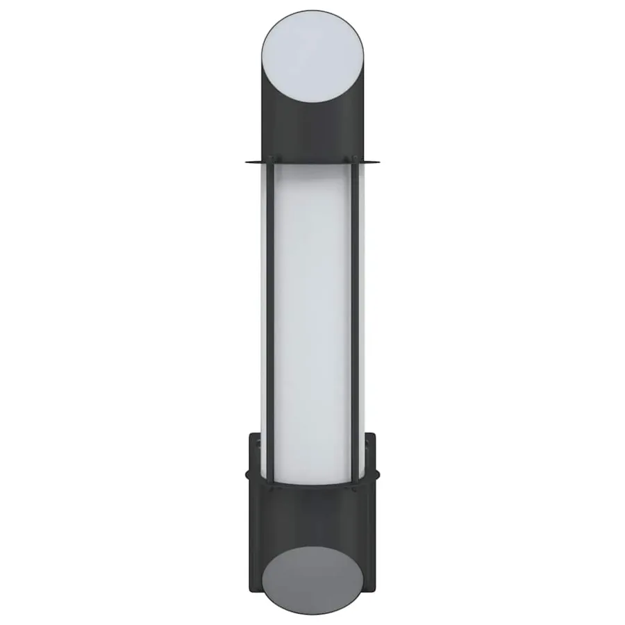 Appliques murales d'extérieur 2 pcs noir acier inoxydable - 4