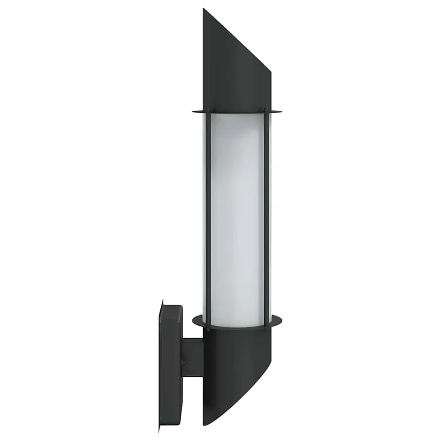 Appliques murales d'extérieur 2 pcs noir acier inoxydable - 5