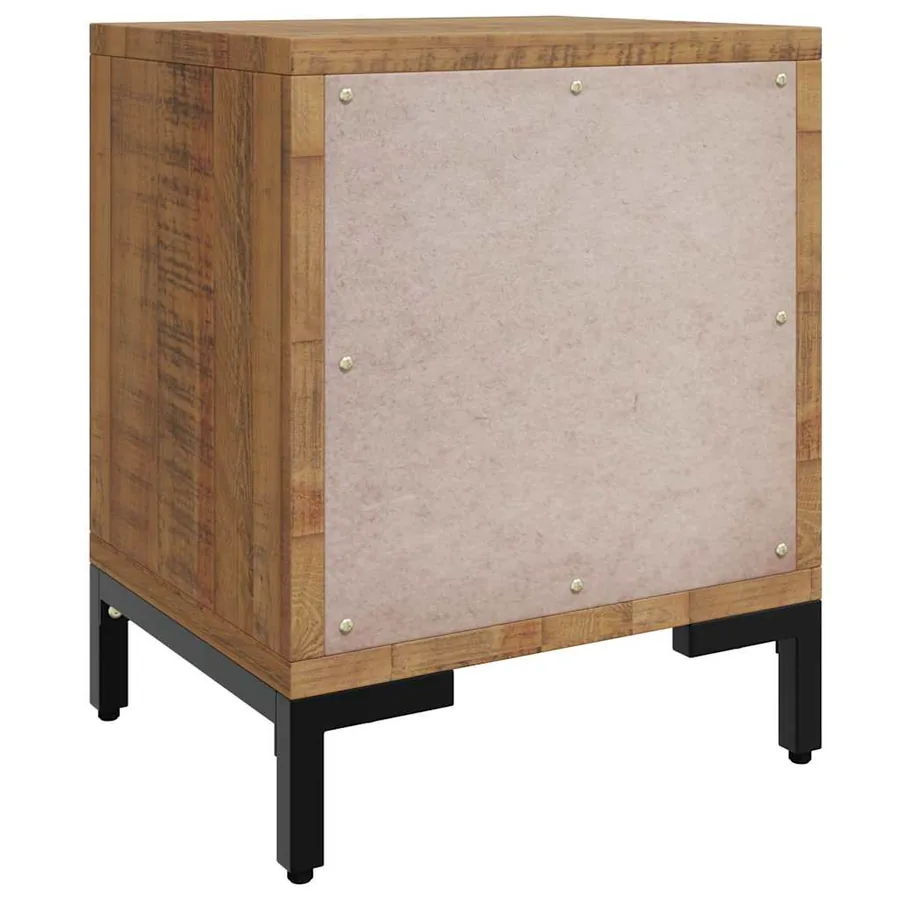 Tables de chevet 2 pcs 36x30x45 cm Bois de pin massif - 8