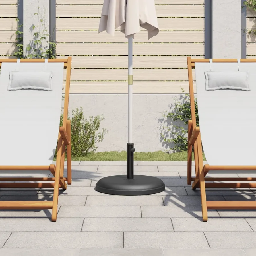 Base de parasol pour mâts Ø32/35/38 mm 25 kg rond - 3