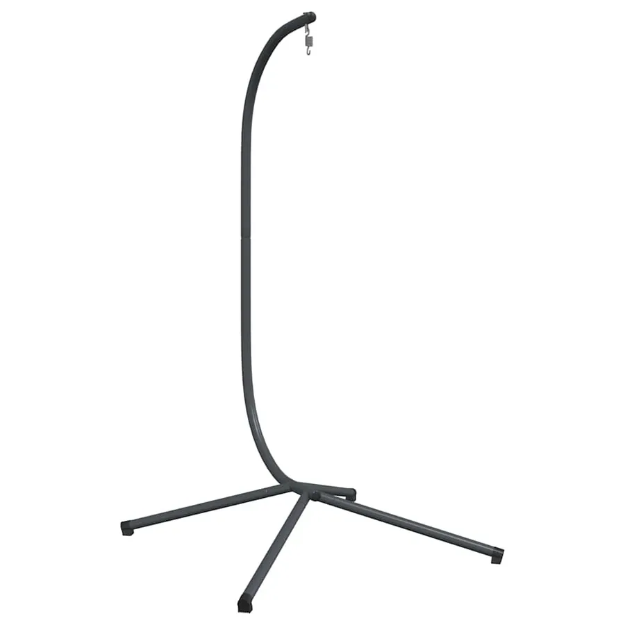 Support de chaise suspendue en forme d'œuf sans panier Acier anthracite - 2