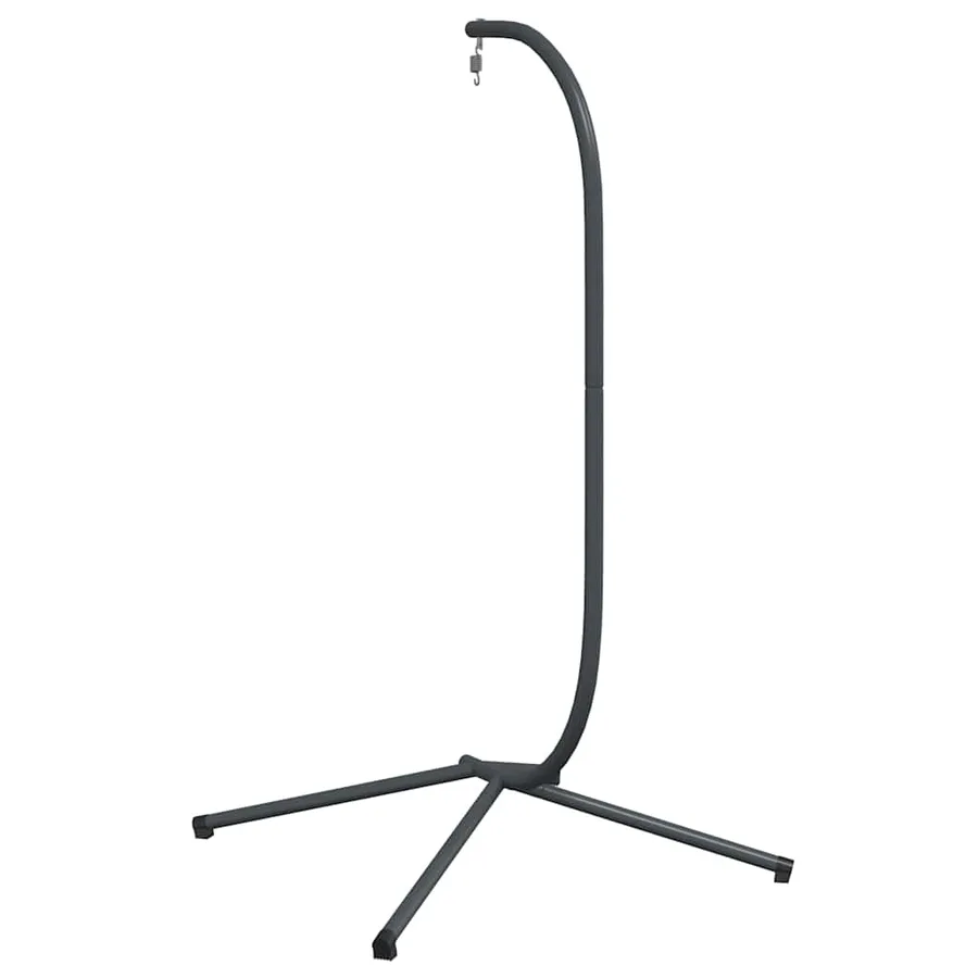 Support de chaise suspendue en forme d'œuf sans panier Acier anthracite - 5