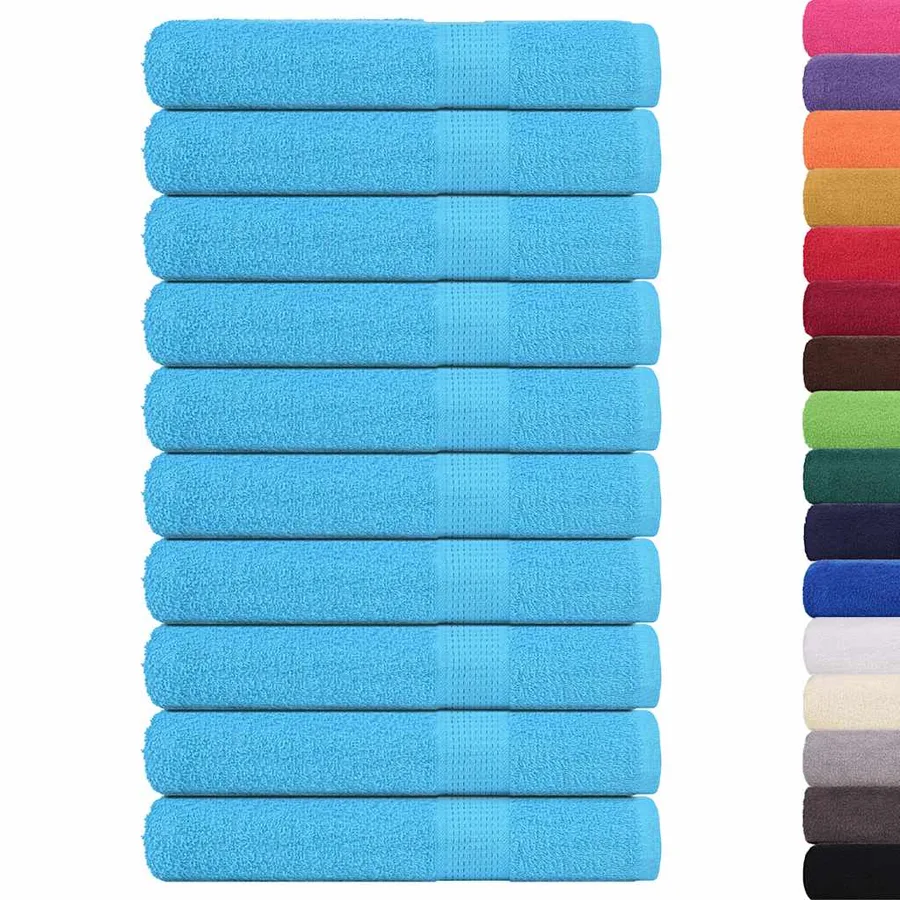 Serviettes FROGN 10 pcs turquoise 100x200 cm 360 g/m² - 2