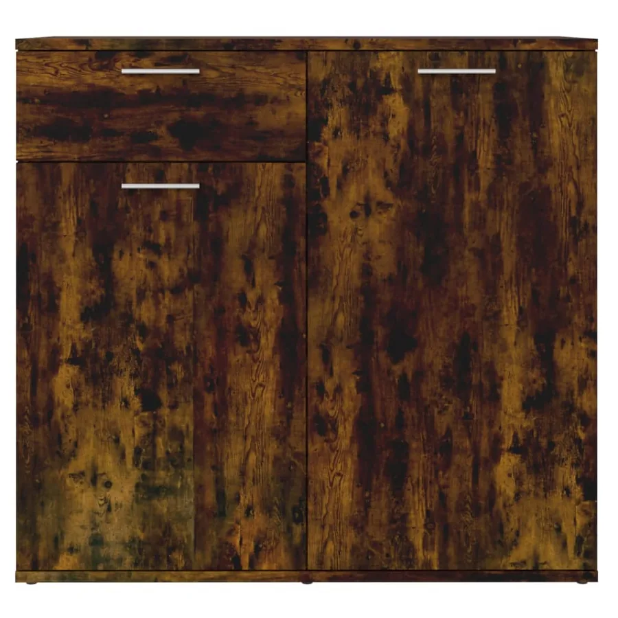 Buffet Chêne fumé 80x36x75 cm Bois d'ingénierie - 3