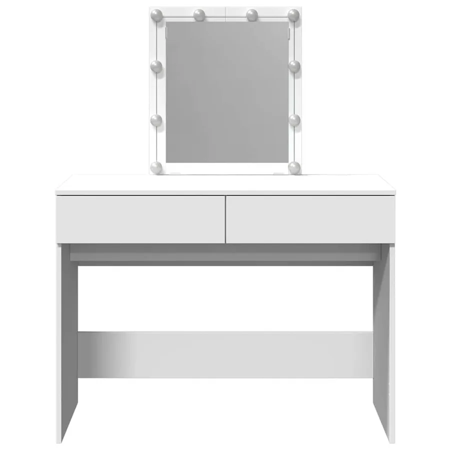 Coiffeuse avec LED blanc 100x40x130 cm - 5