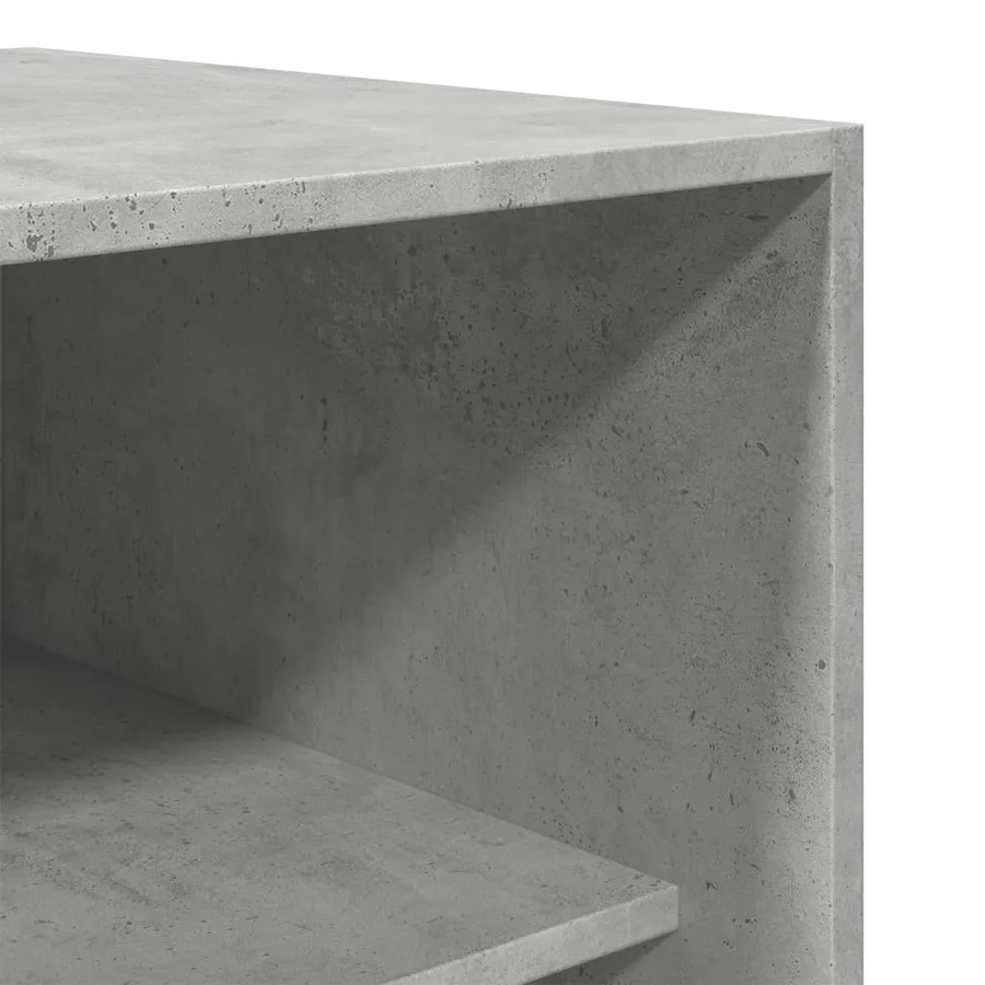 Garde-robe Gris béton 100x50x200 cm Aggloméré - 7