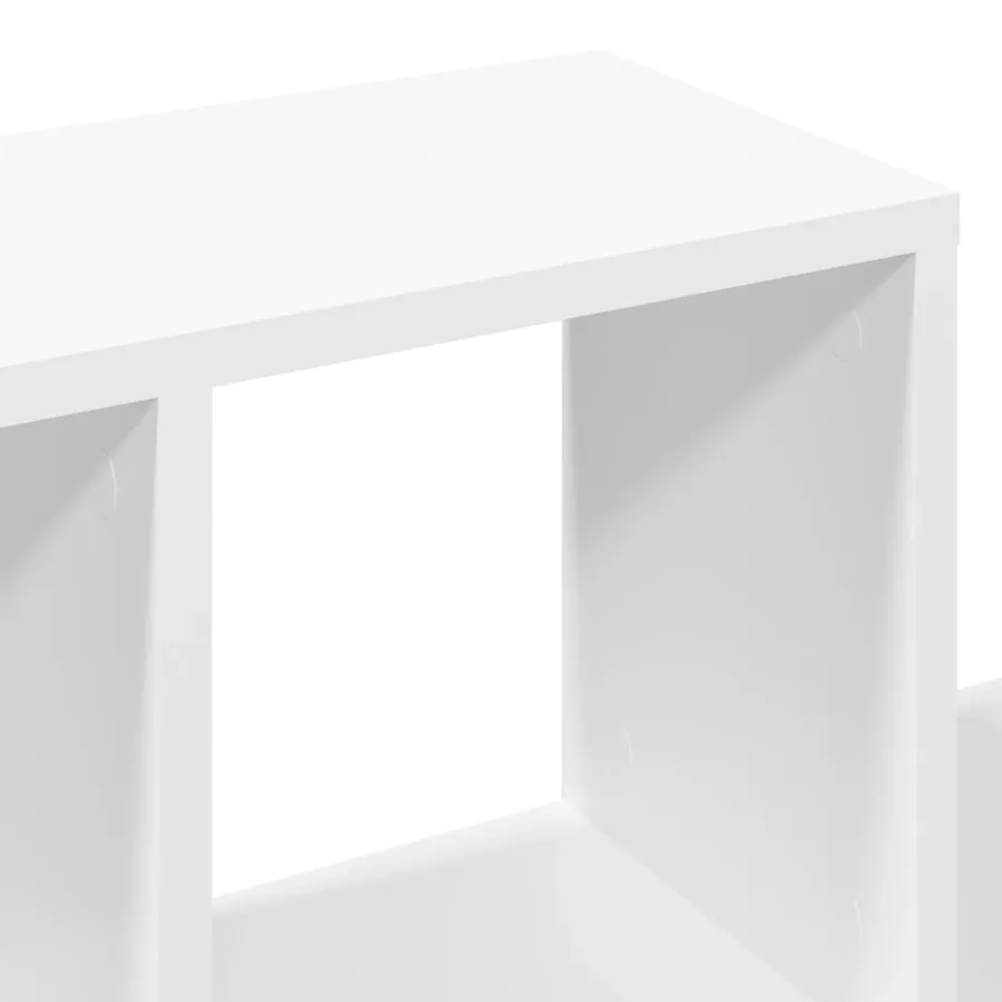 Étagère murale blanc 100x20x53 cm bois d'ingénierie - 7