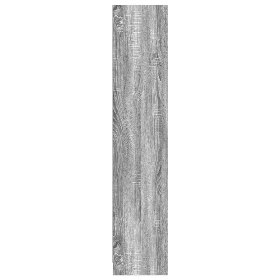 Bibliothèque sonoma gris 57x28,5x107,5 cm bois d'ingénierie - 5