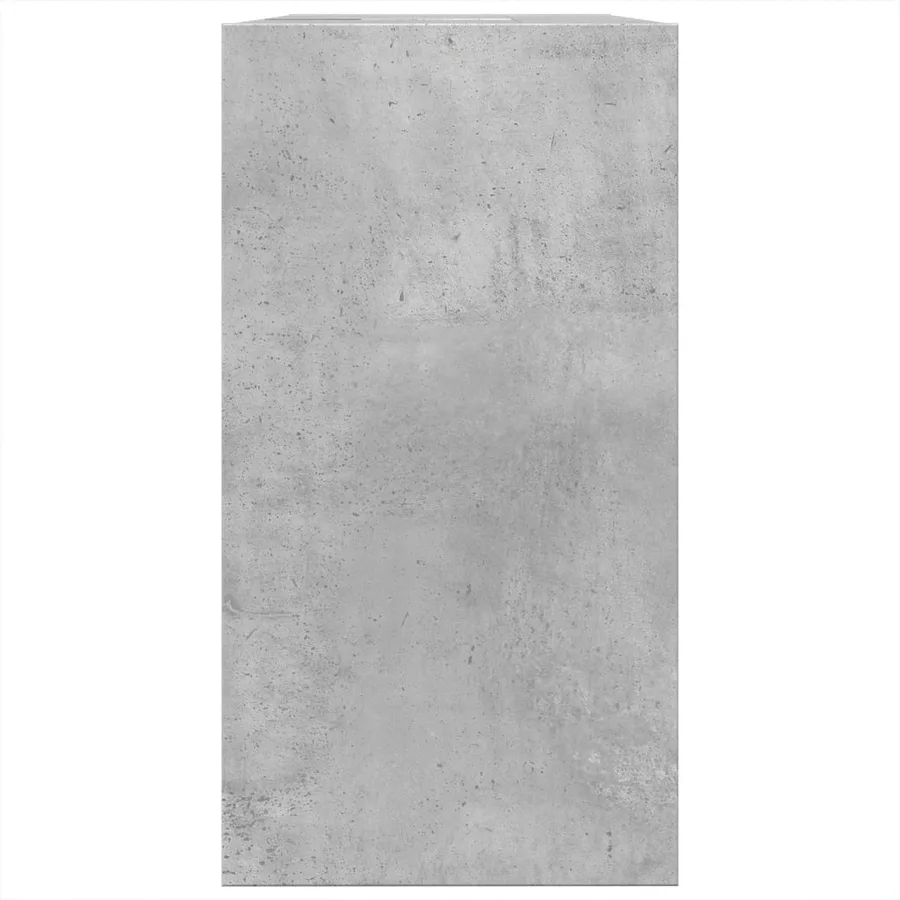Armoire d'évier gris béton 63x29x55 cm bois d'ingénierie - 6