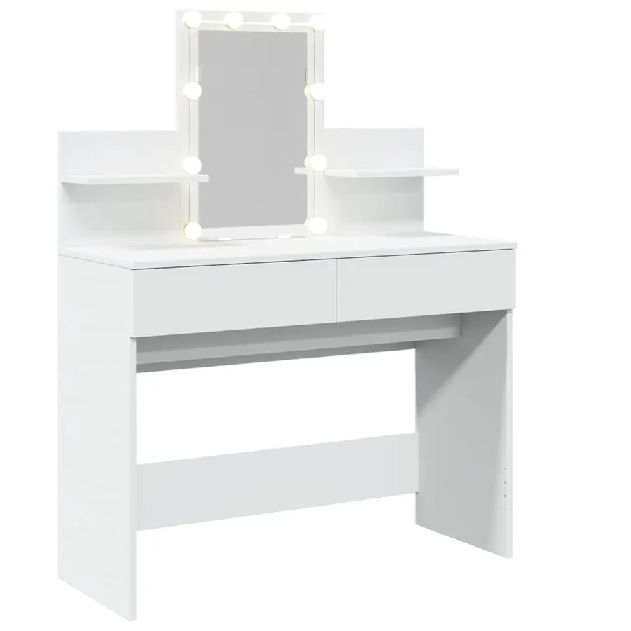 Coiffeuse avec LED blanc 100x40x130 cm - 8