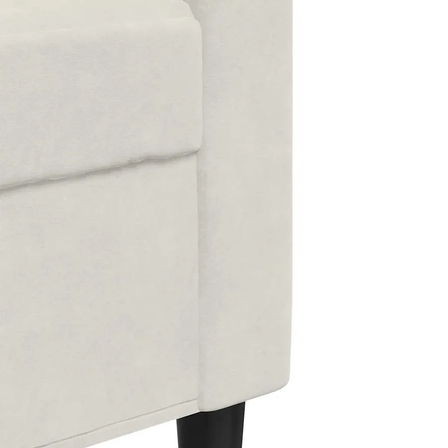 Ensemble de canapés 3 pcs avec coussins et traversins velours - 8