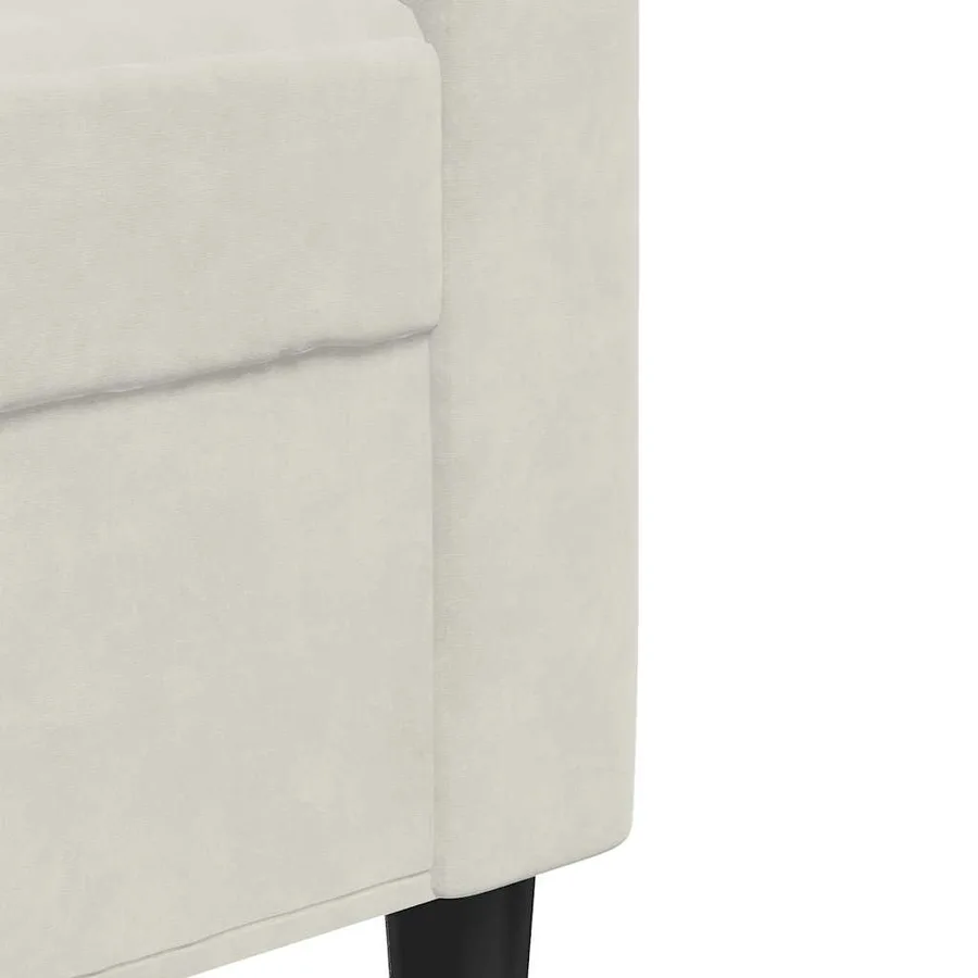 Ensemble de canapés 3 pcs avec coussins et traversins velours - 8