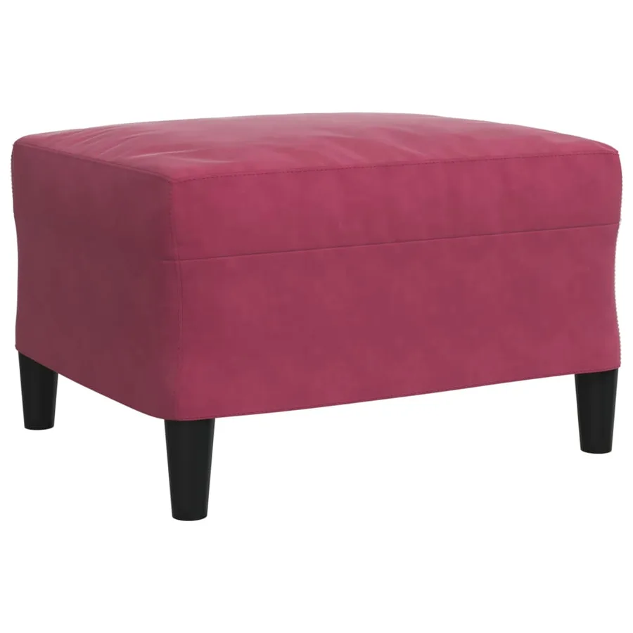 Ensemble de canapés 4 pcs avec coussins et traversins velours - 7