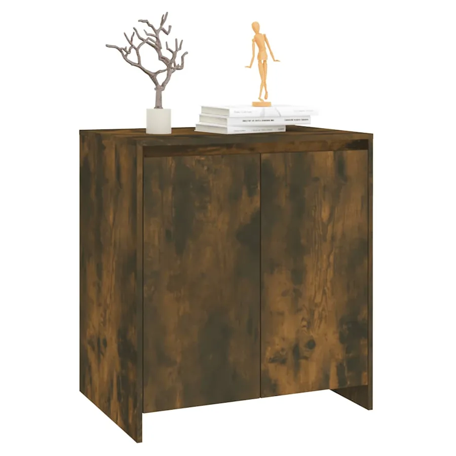 Buffet Chêne fumé 70x41x75 cm Bois d'ingénierie - 4