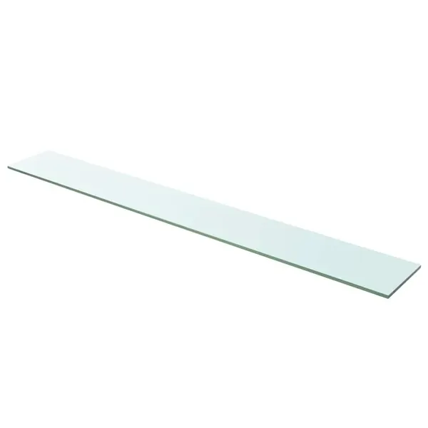 Panneau d’étagère Verre transparent 110 x 15 cm