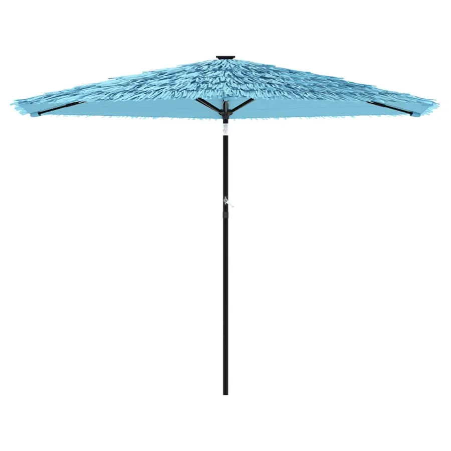 Parasol de jardin avec mât en acier bleu 288x288x225 cm - 3