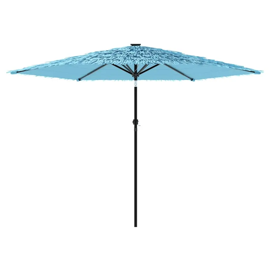 Parasol de jardin avec mât en acier bleu 288x288x225 cm - 4
