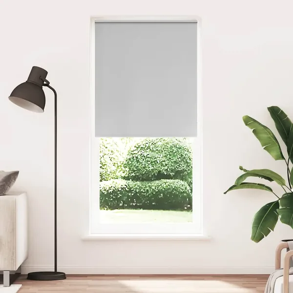 Store enrouleur occultant 104,4 x 230 cm, largeur du tissu 100 cm, gris